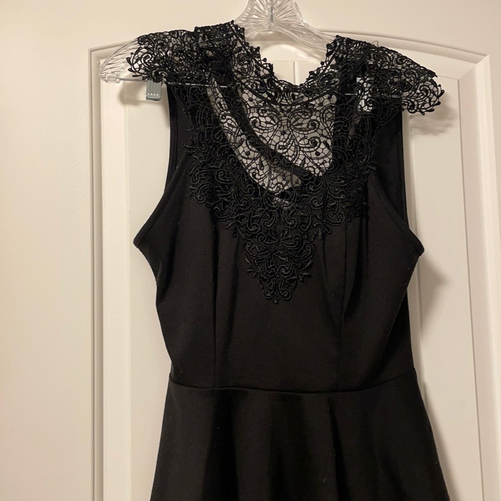 Decorated lace blouse